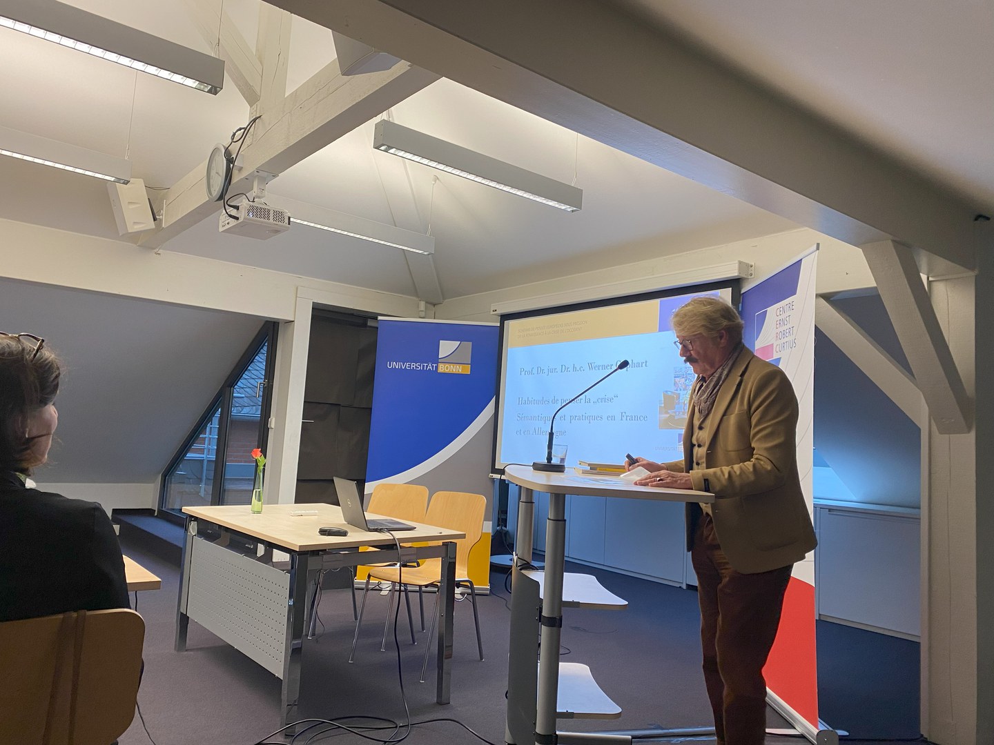 Werner Gephart auf der CERC Jahrestagung